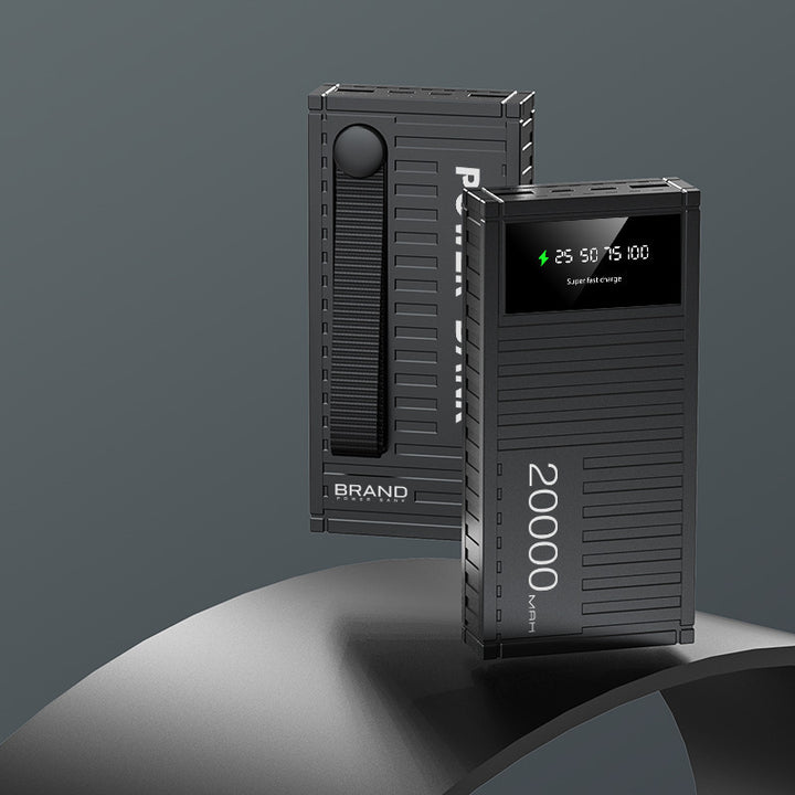 Høyytelses powerbank med digital ladeindikator Skanto