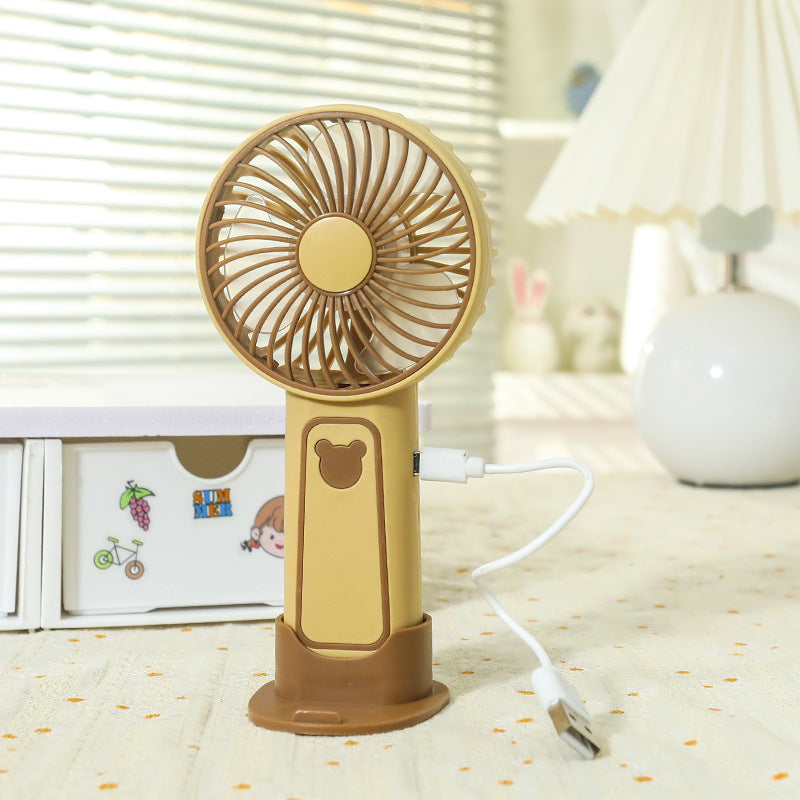 Dame Mini Håndvifte med USB-ladefunksjon Skanto