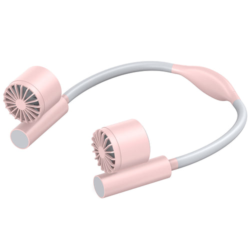 Kjøling hands-free dual-head bærbar nakkevifte med justerbar helling stille børsteløse motorer Skanto