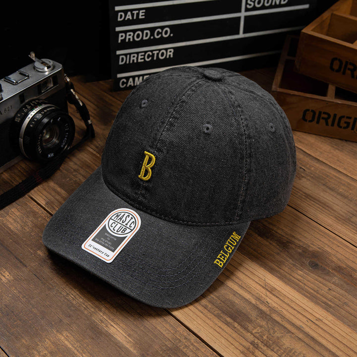 Herre Denim Brodert Baseball Caps Skanto