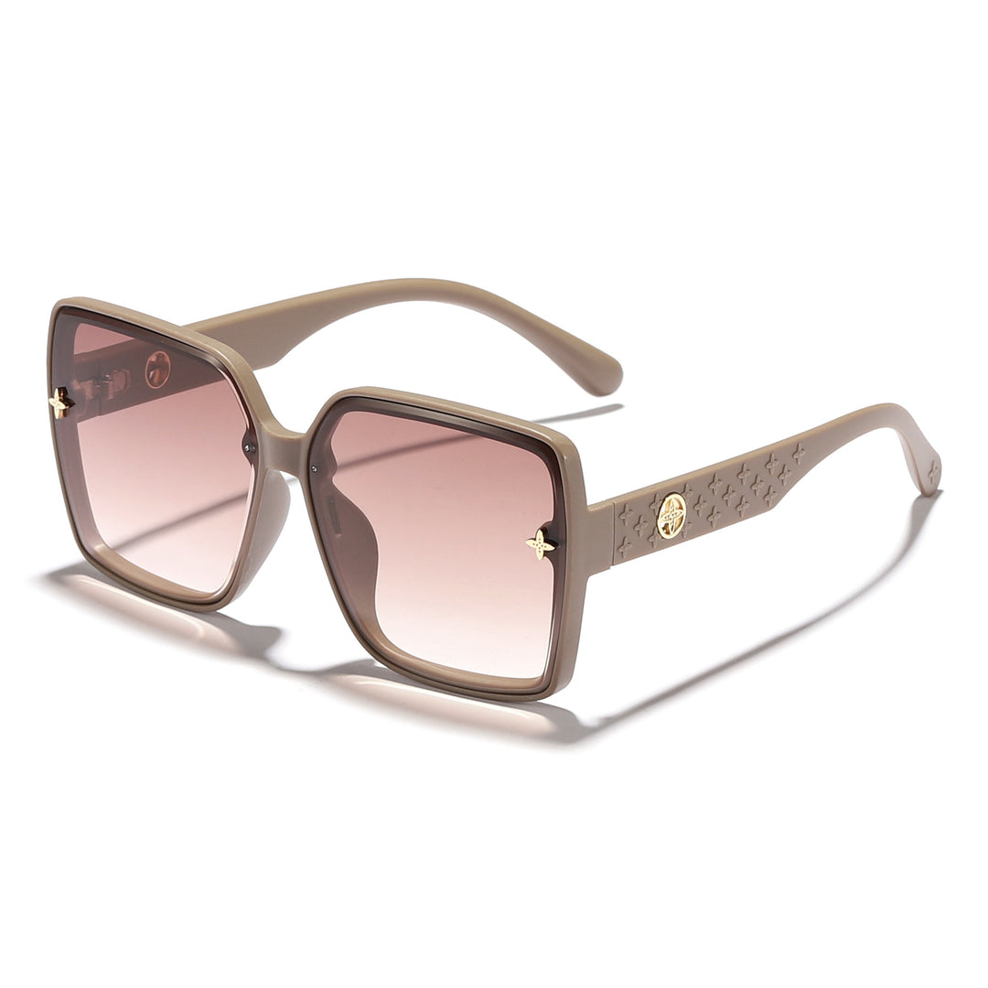 Dame oversized kvadratisk solbrille med elegant design Skanto