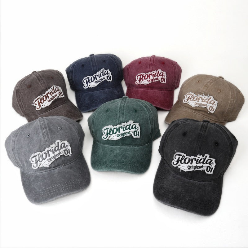 Kvinne Vintage-Inspirert Bomulls Baseball Caps Skanto