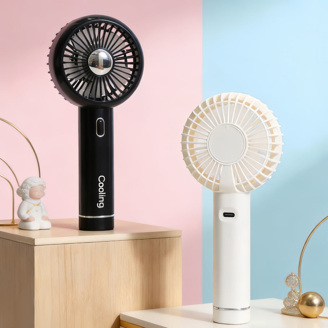 Dame Bærbar Håndvifte med USB-ladefunksjon og innovativt design Skanto