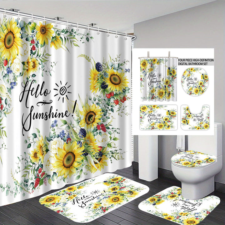 Kunstnerisk Libelle-tema Fire-delt Digitalt Baderomssett Skanto