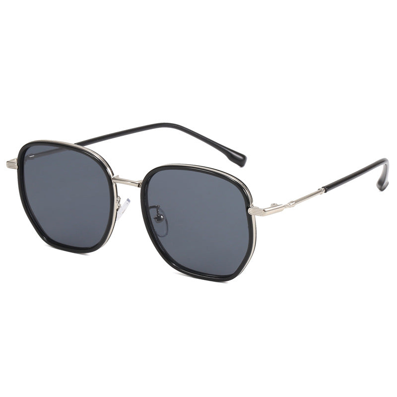 Dame geometrisk oversized solbrille Skanto