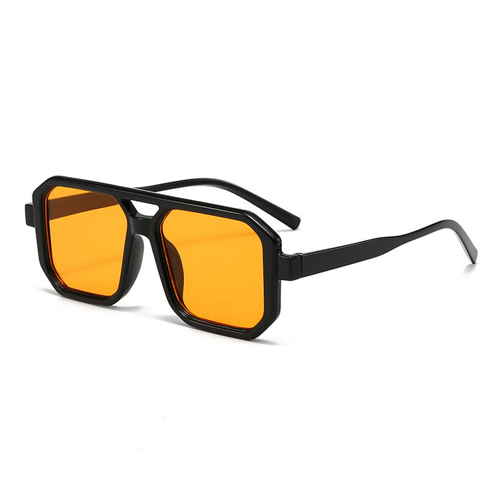Dame Geometrisk Solbrille med stilig mønster Skanto