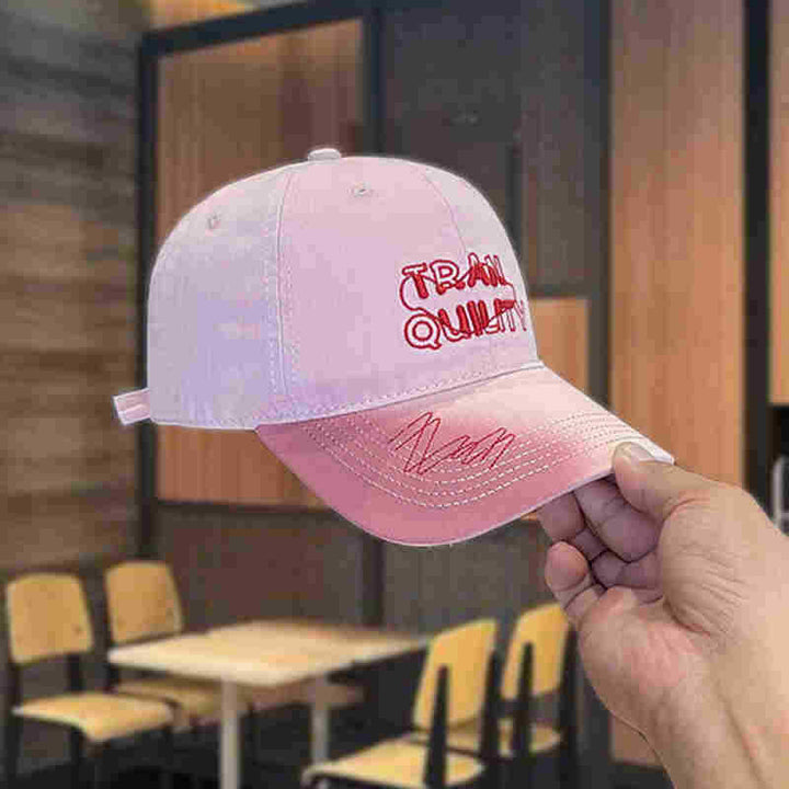 Kvinnenes avslappede broderte baseballcaps Skanto