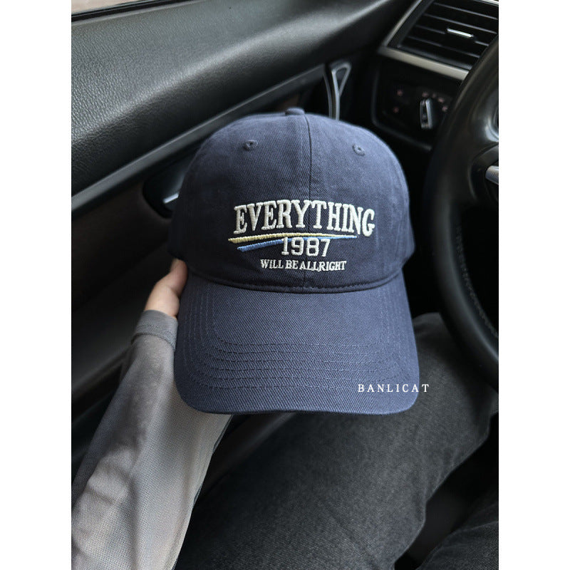Herre Casual Brodert Uttal Baseball Cap Skanto