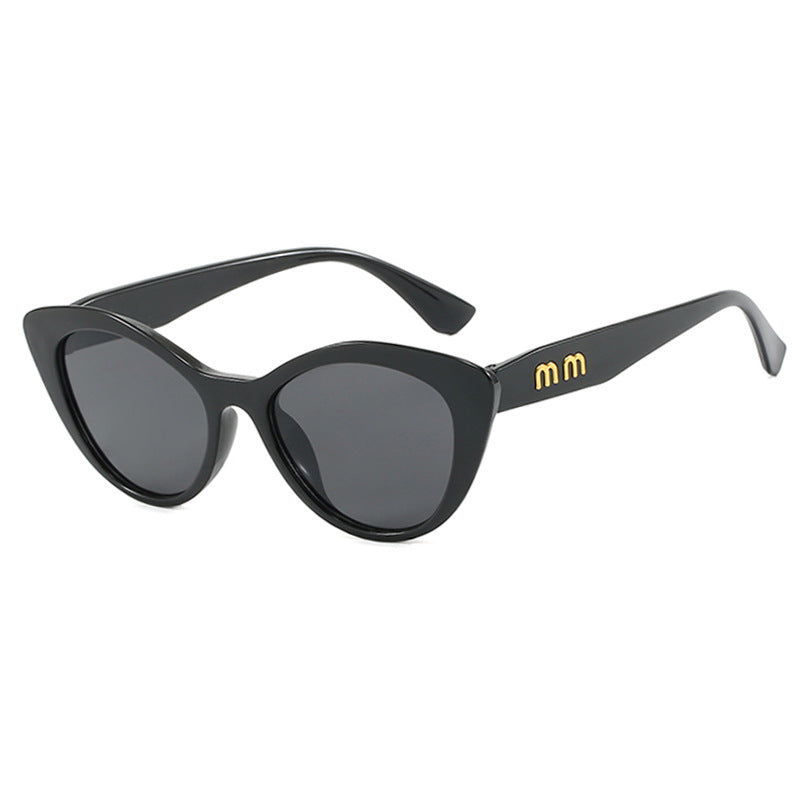 Damer eksentriske Cat-Eye solbriller med beskyttende UV-filter Skanto