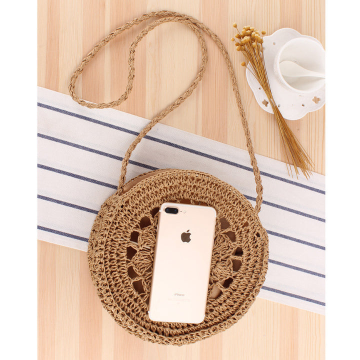 Round Macrame Handbag Skanto