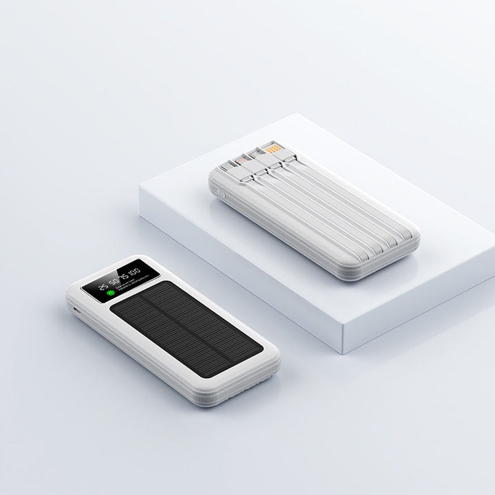 Solar Powerbank med Innebygd Digitaldisplay Skanto