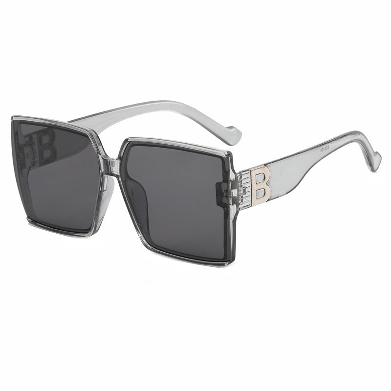 Dame Overdimensjonert Solbrille med luksuriøs Detalj Skanto