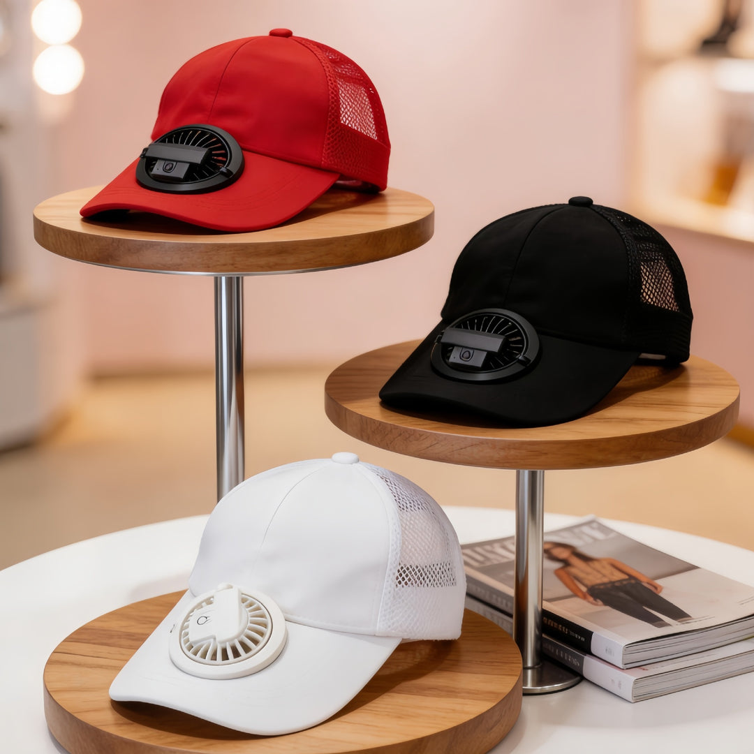 Unisex Lue med integrert vifte Skanto