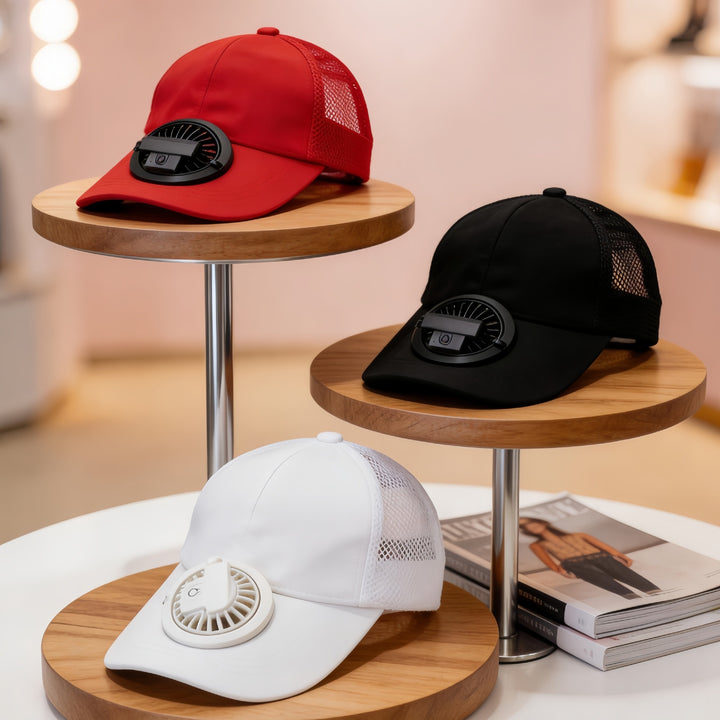 Unisex Lue med integrert vifte Skanto