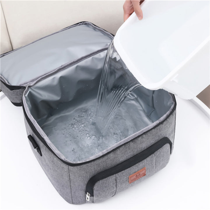 Dame isolert kjølebag med flere rom og ergonomisk design Skanto