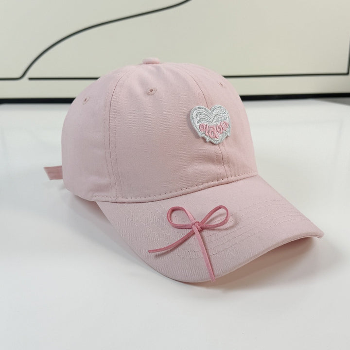 Kvinnes Justerbar Brodert Sløyfe Caps Skanto