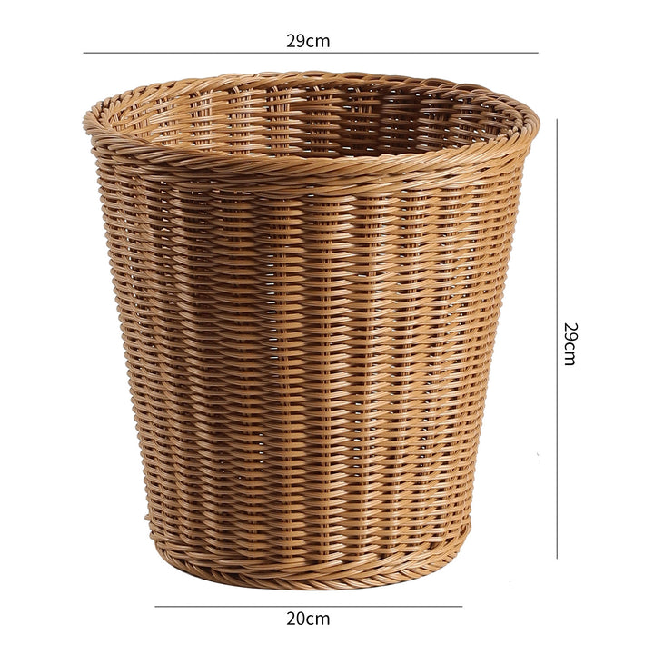 Unisex Elegant søppelbøtte laget av flettet materiale Skanto