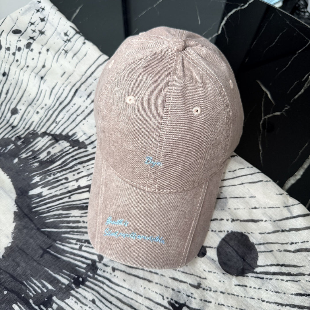 Kvinne Casual Distressed Bomulls Baseball Cap Skanto