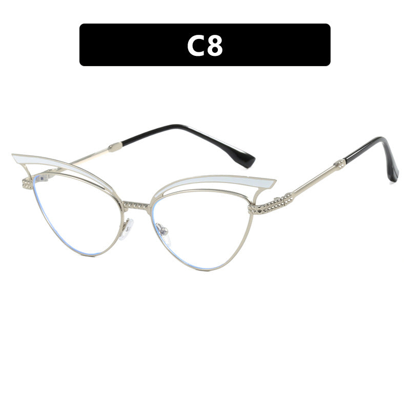 Dame Cat-Eye Briller med filigran designelement Skanto