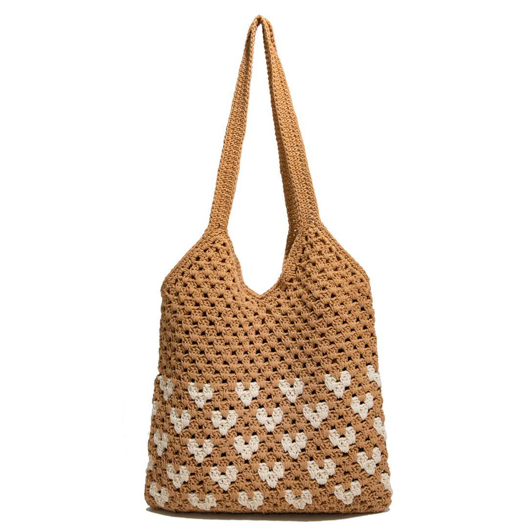 Bærekraftig og Håndlaget Makramee Crossbody Bag Skanto