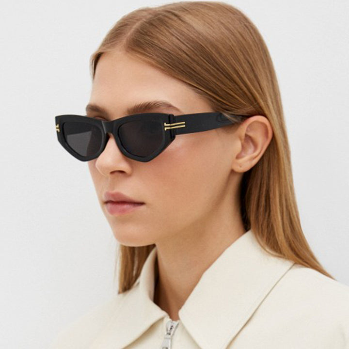 Damer trendy Cat-Eye solbriller Skanto