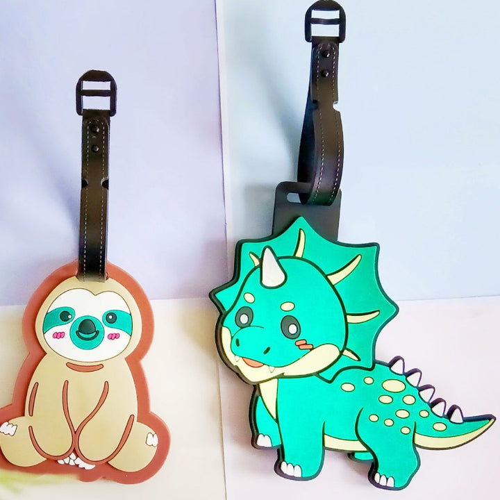 Unisex Cute French Bulldog Luggage Tag Skanto