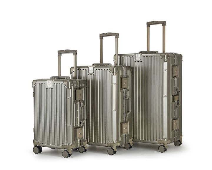 Unisex Aluminium Hard Shell Reisebagasjesett Skanto