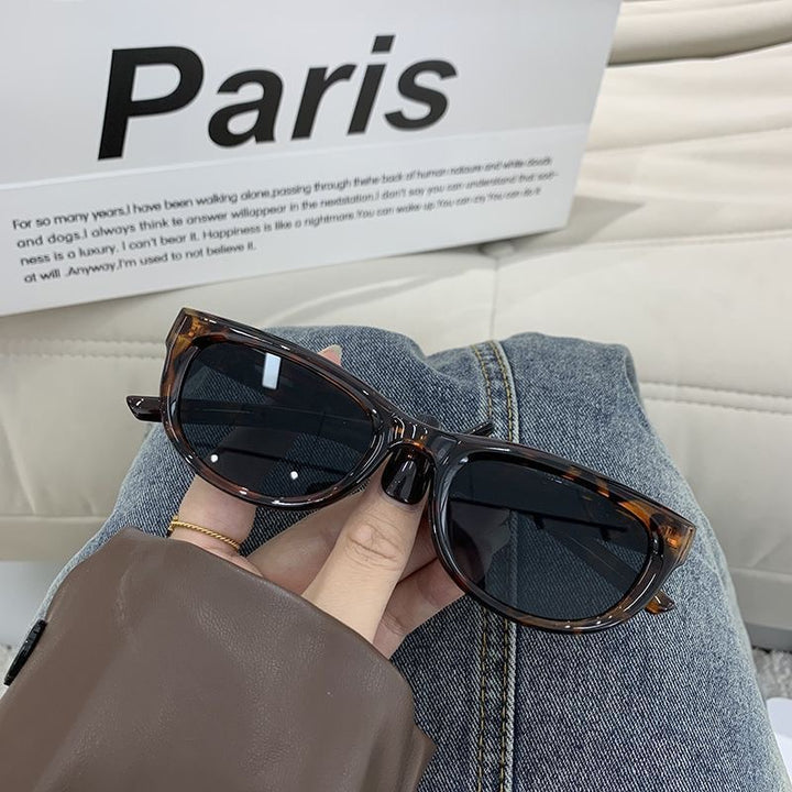 Dame moter Cat-Eye solbrille med robust ramme Skanto