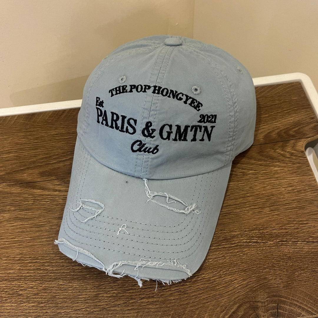 Herre Slitt Bomull Twill Baseball Caps Skanto