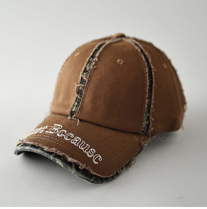 Men's Distressed Vintage-Inspirert Baseball Cap Skanto