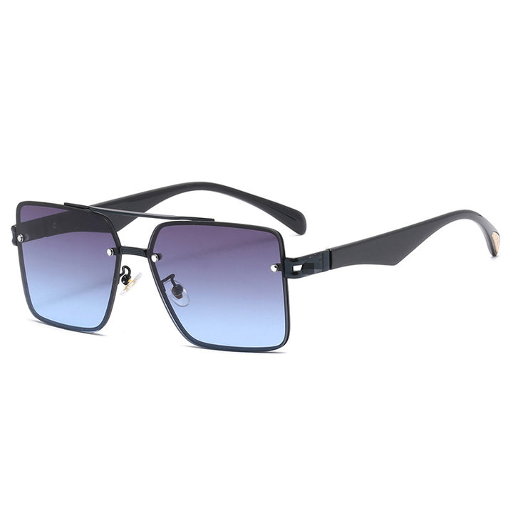 Dame motefull solbrille med elegant metallramme Skanto