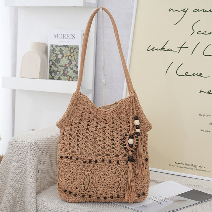 Håndlaget Makramee Crossbody Bag Skanto