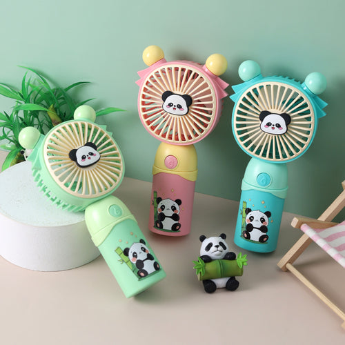 Dame bærbar Mini-vifte med søtt panda-design Skanto