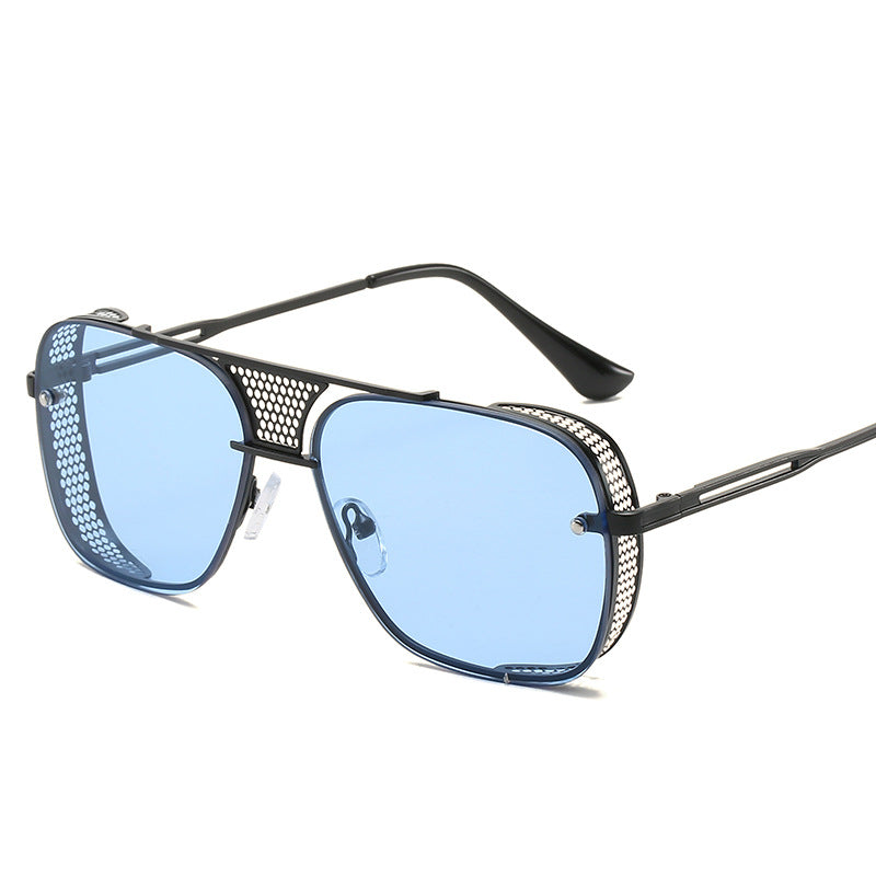 Dame moteriktig sport-solbrille med nettinnramming Skanto