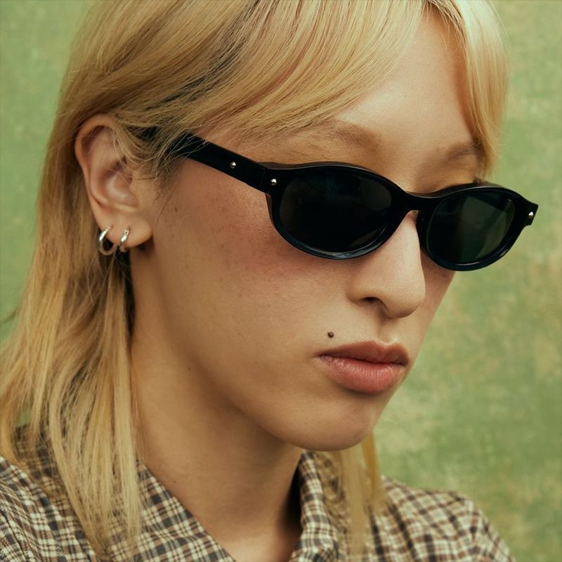 Dame Cat-Eye solbrille i elegant vintage-stil Skanto