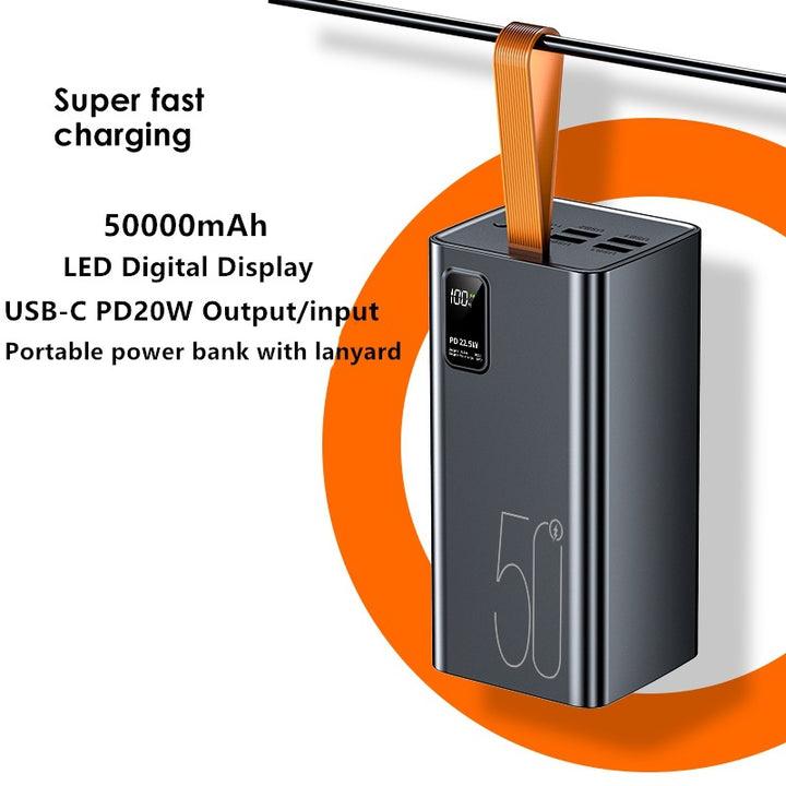 Powerbank med digital ladestatus og høy ytelse Skanto