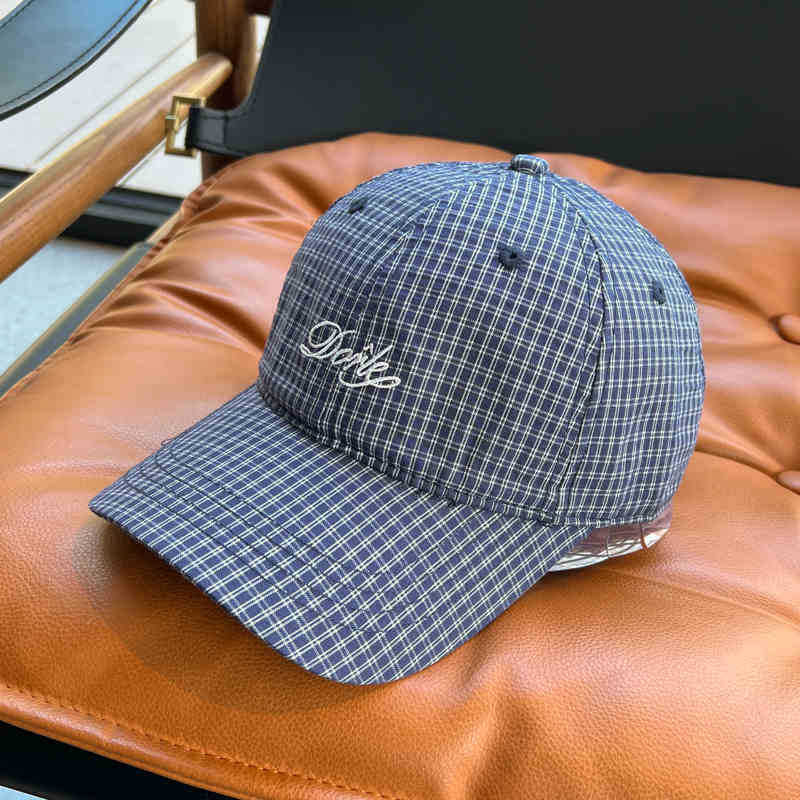 Herre Casual Rutete Baseball Caps Skanto