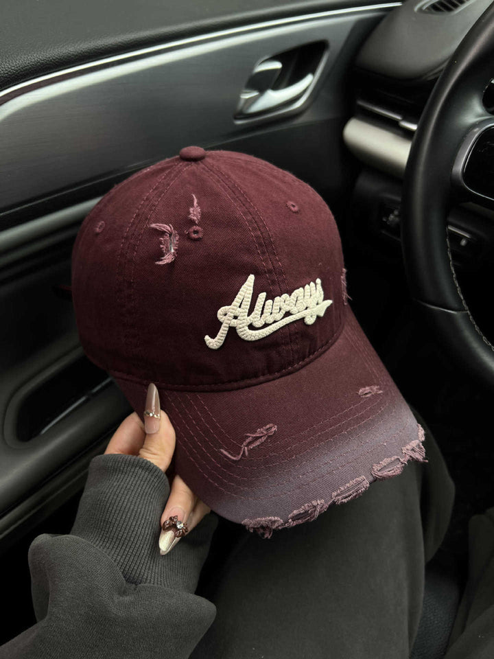 Kvinne's Slitt Grafisk Baseballcaps Skanto