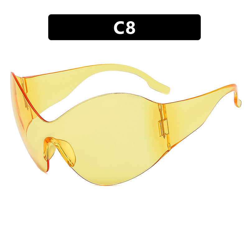 Dame futuristisk solbrille Skanto