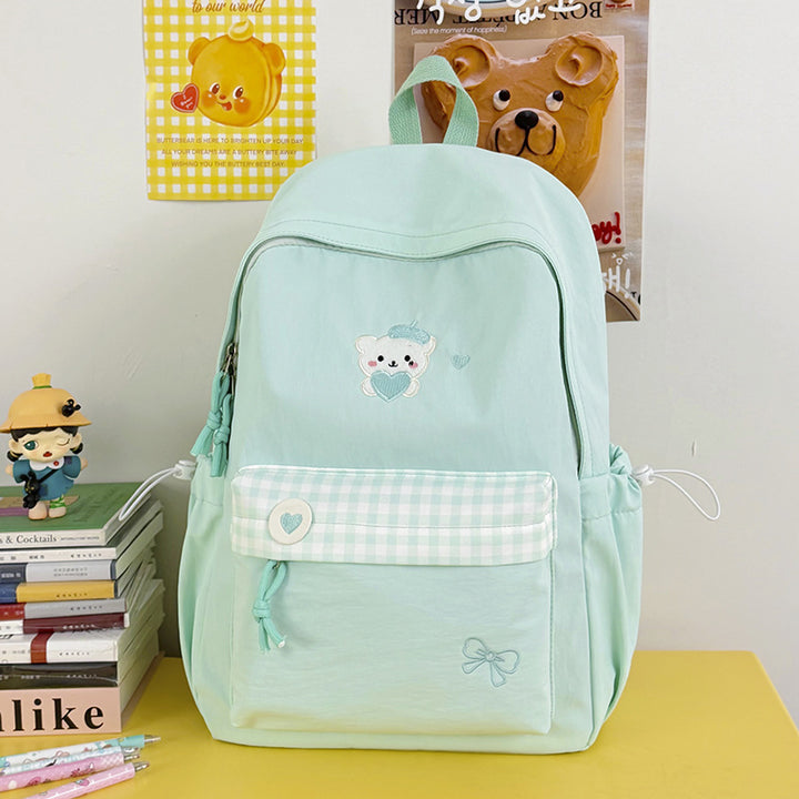 Søt karakter-tema skole sekk