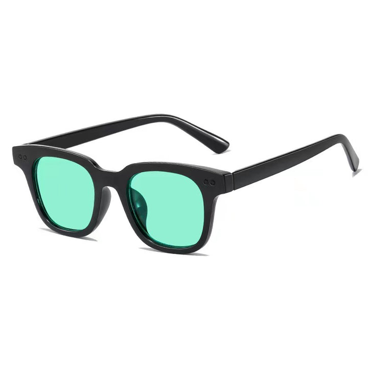 Dame moteriktig retro-solbrille med robust plastramme Skanto