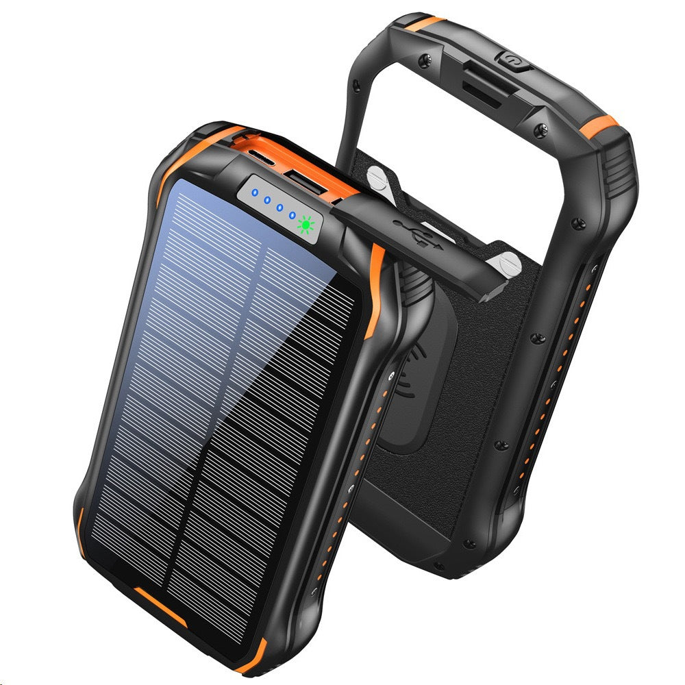 Solar Powerbank med vanntett hus og sos-funksjon Skanto