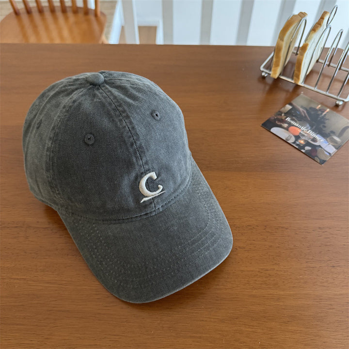 Herre Vintage-Inspirert Vasket Denim Caps Skanto