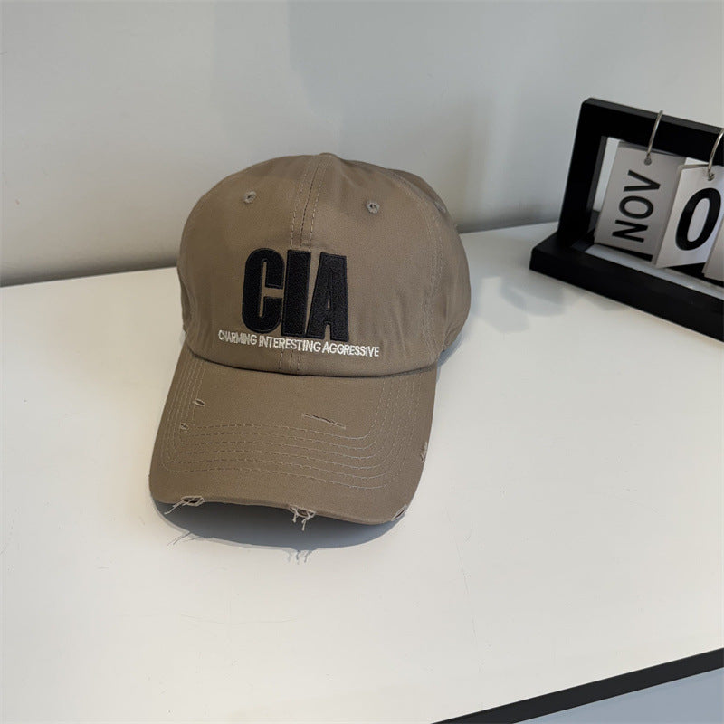 Men's Distressed Motivational Baseball Cap Skanto