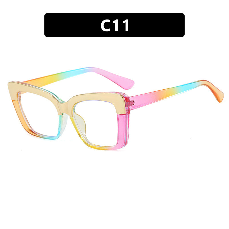 Dames moteriktig brille i trendy geometrisk design Skanto