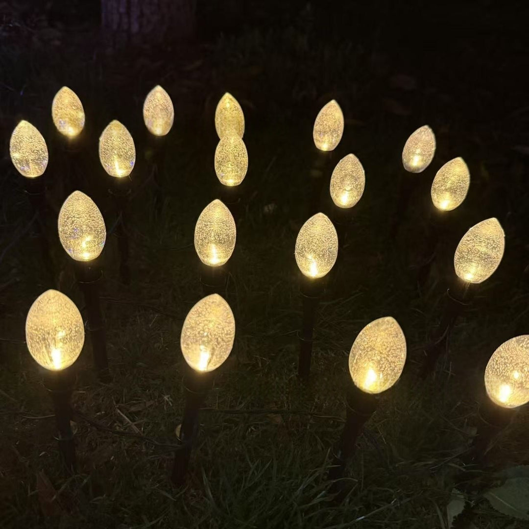 Crescent Moon Solarbelysning Hagespyd med Teksturert Akryl Diffusor og Varm Hvit LED Skanto