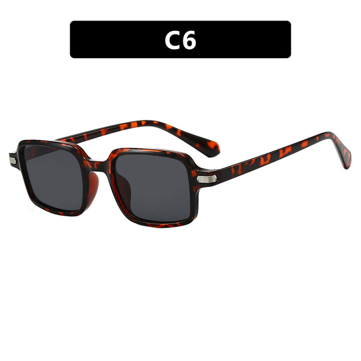 Dame kvadratisk solbrille med beskyttende UV-filter og robust ramme Skanto