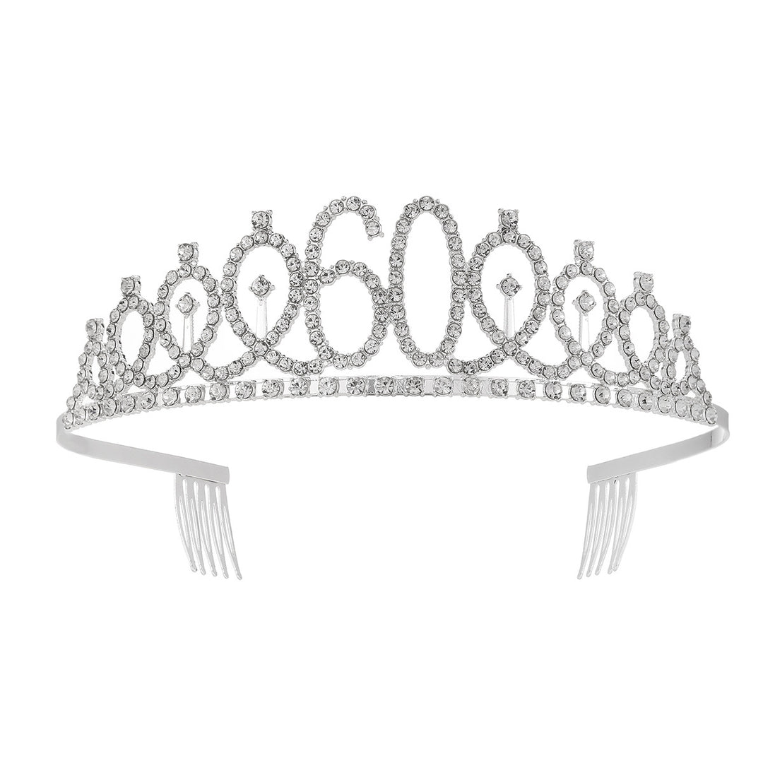 Dame Glitrende Krone med Swarovski-stener Skanto