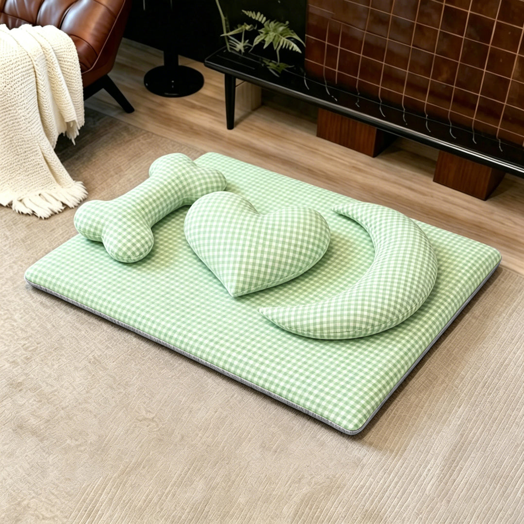 Dame luksus kattseng med ergonomisk pute Skanto