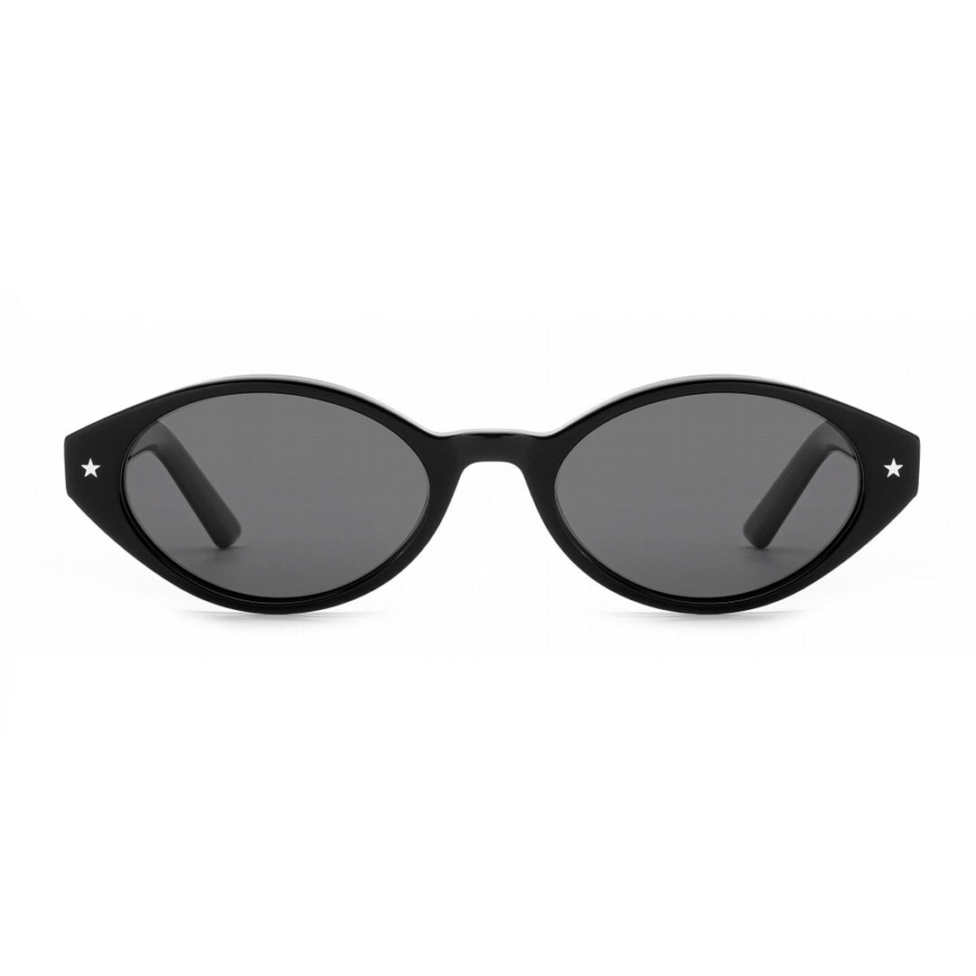 Dame solbrille i ovalt retro-design med høyeste UV-beskyttelse Skanto